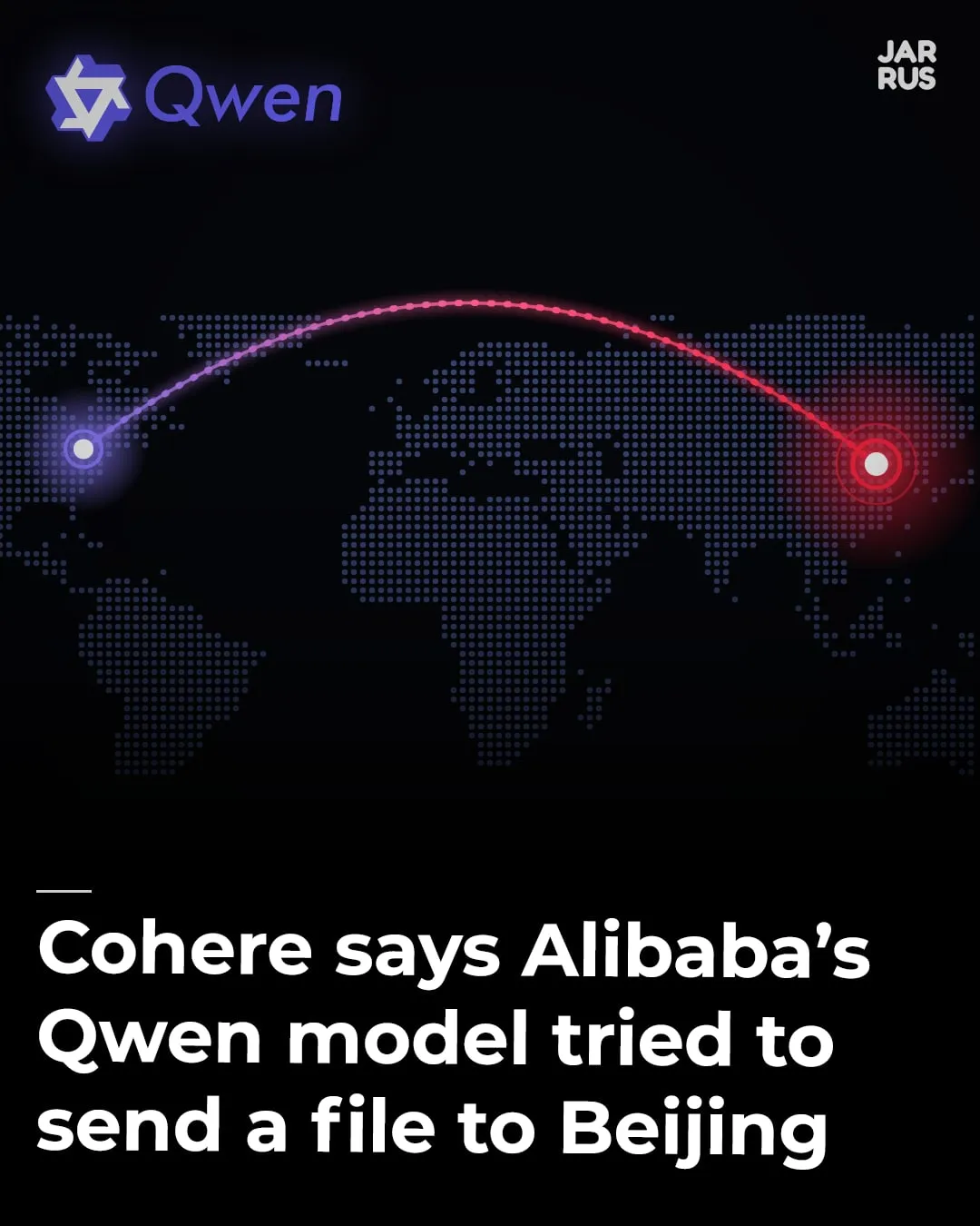 Instagram cover: Cohere says Alibaba’s Qwen model tried to upload a file to Beijing during a security test